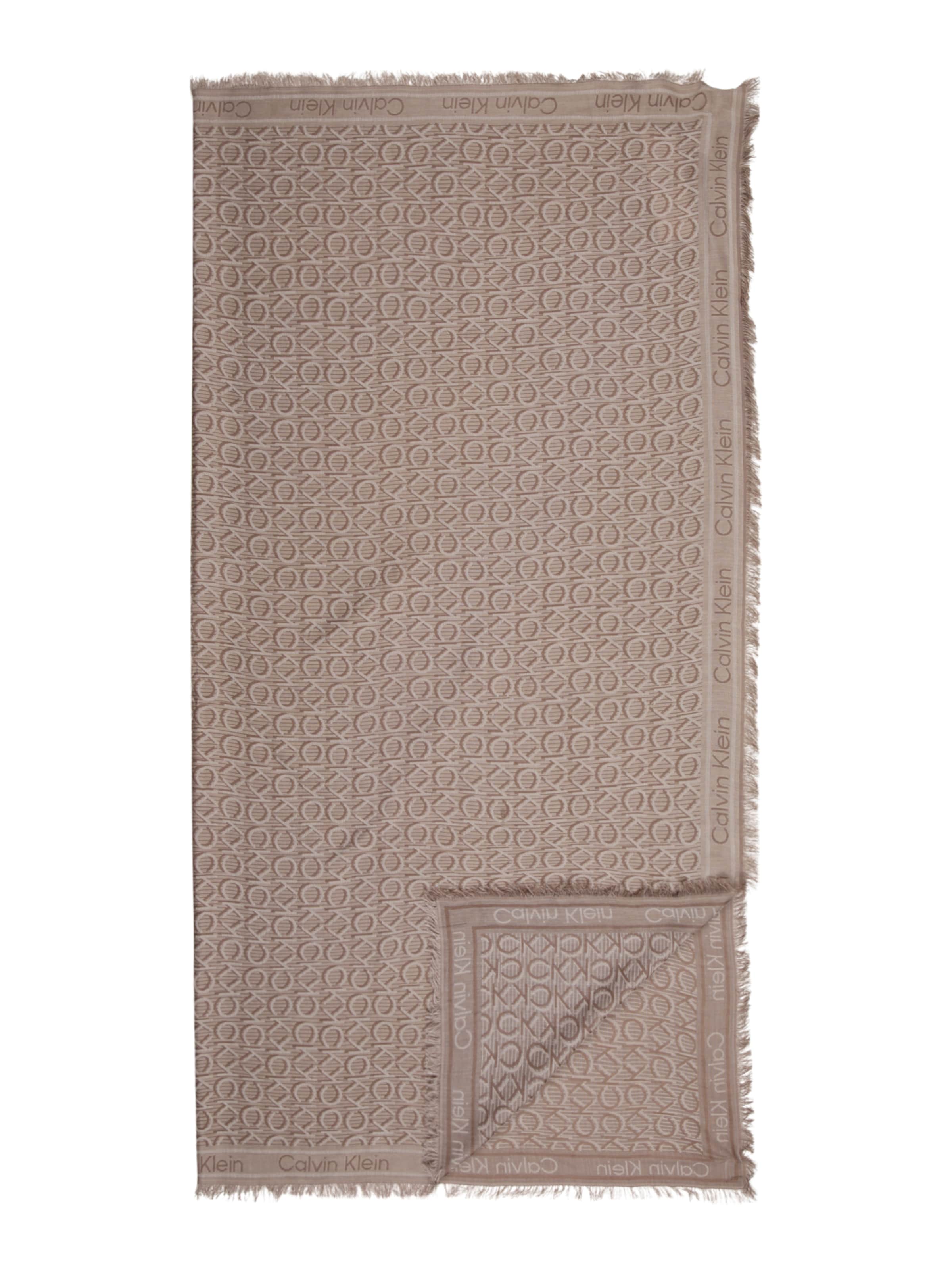 Calvin Klein Schal in Braun: Vorderseite