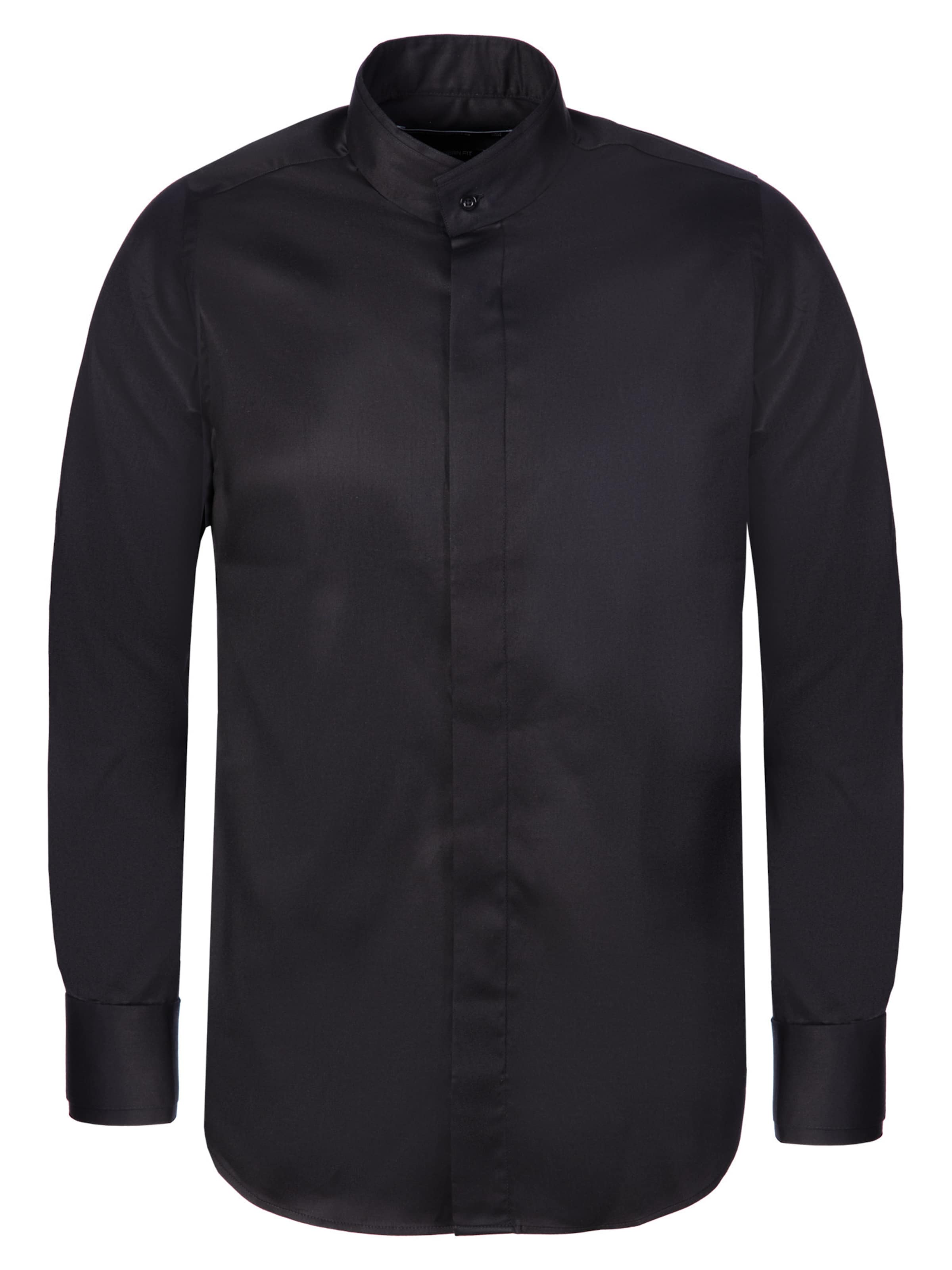Regular fit Camicia di Karl Lagerfeld in nero: frontale