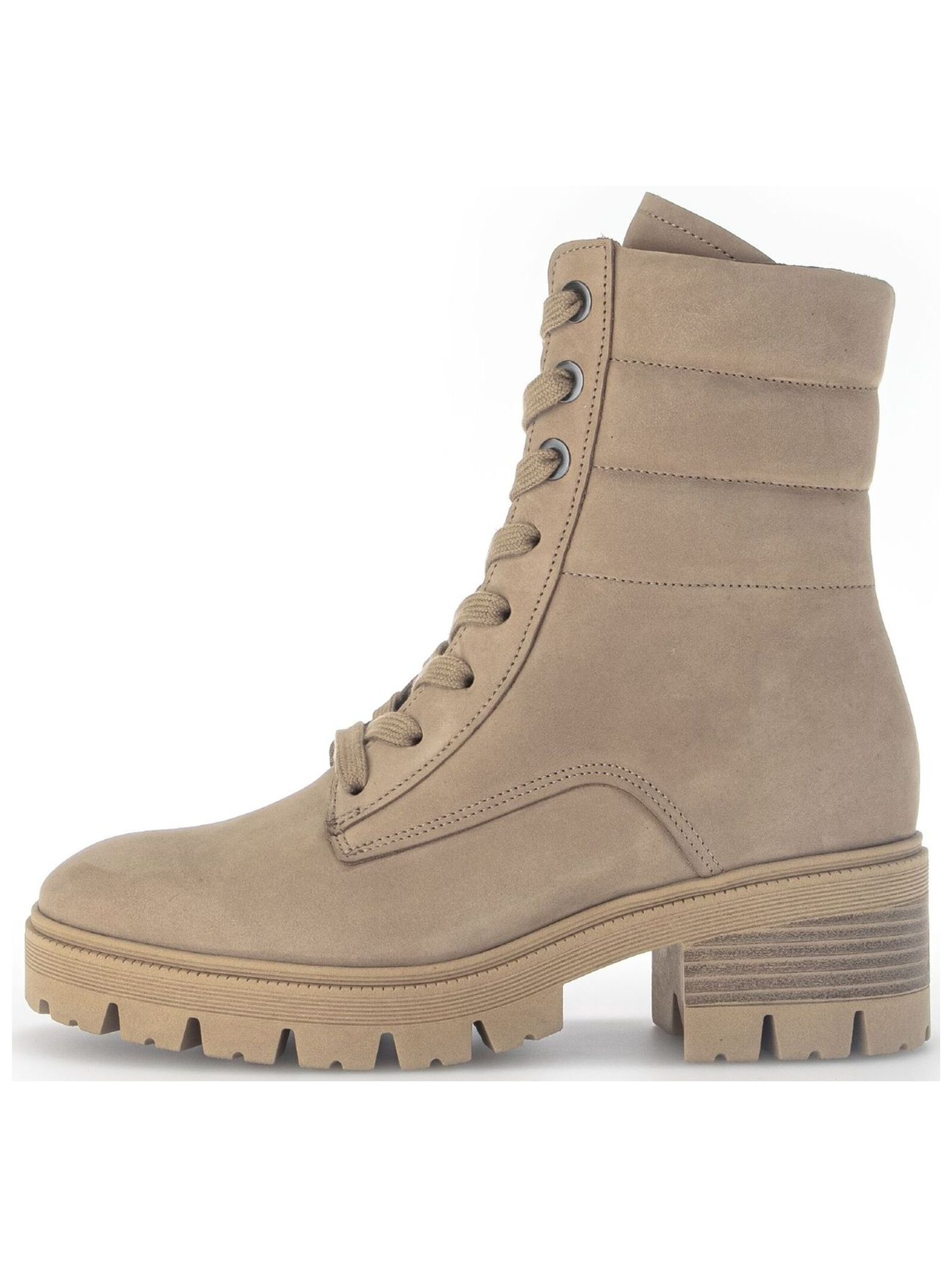 GABOR Schnürstiefelette in Beige