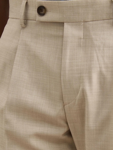 Coupe slim Pantalon Il Lanificio en beige