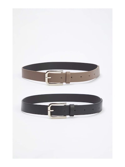 Trendyol Gürtel in taupe / schwarz, Produktansicht