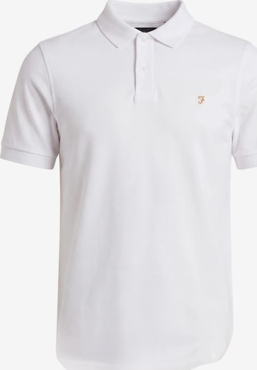FARAH Poloshirt 'CUNNINGHAM' in S in weiß, Produktansicht