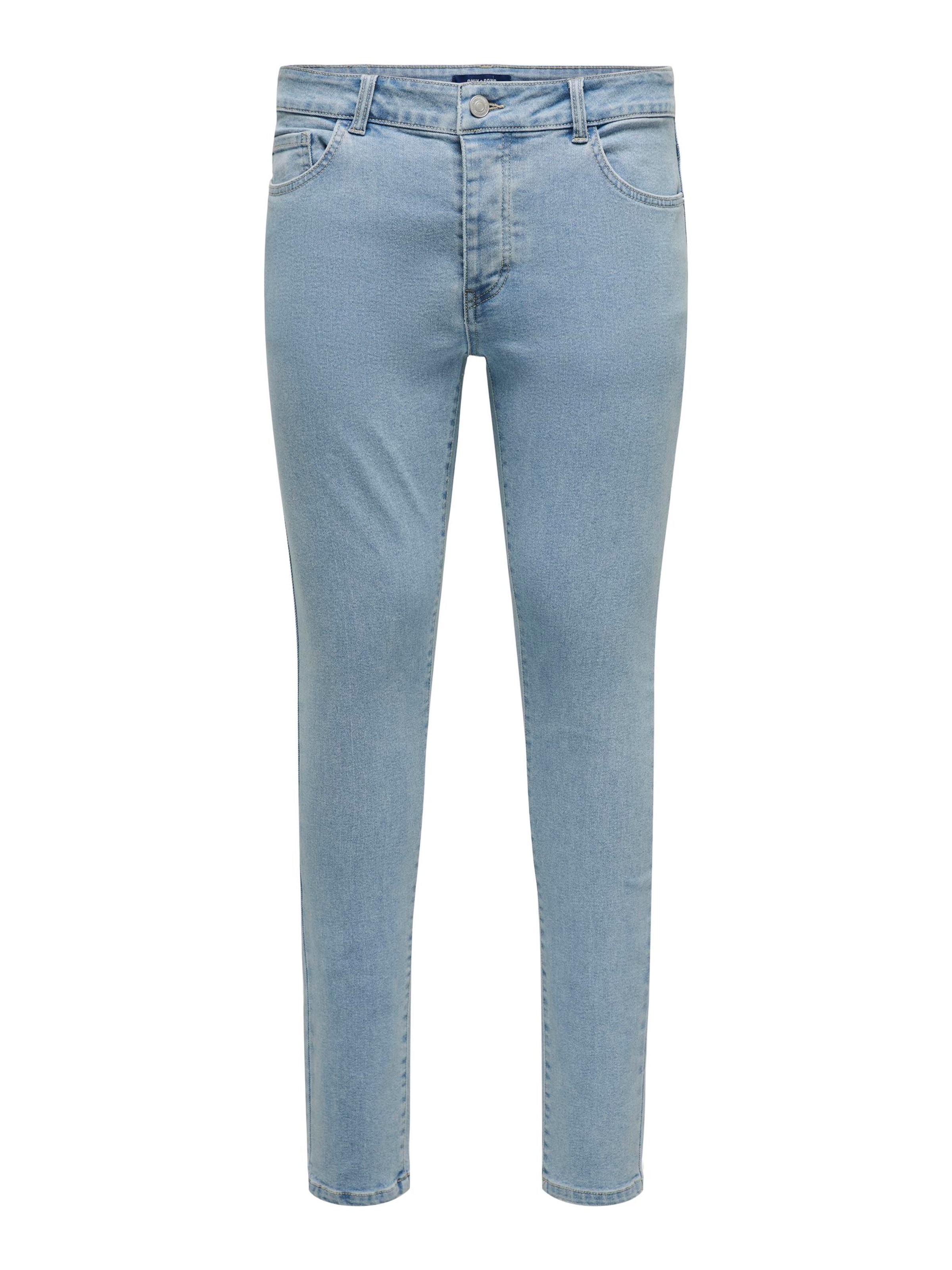 Only & Sons Skinny Jeans 'WARP' in Blue: front