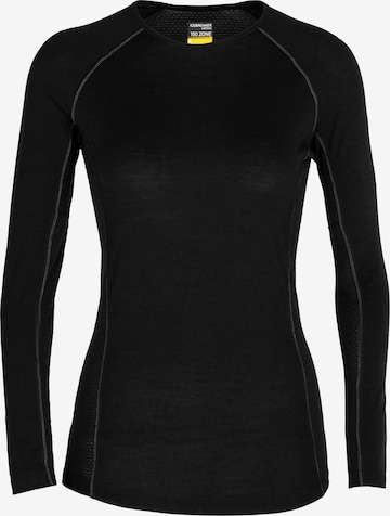 ICEBREAKER Performance Shirt '150 Zone' in Black: front