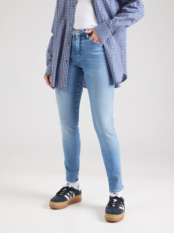 WRANGLER Скинни Джинсы в Синий: спереди