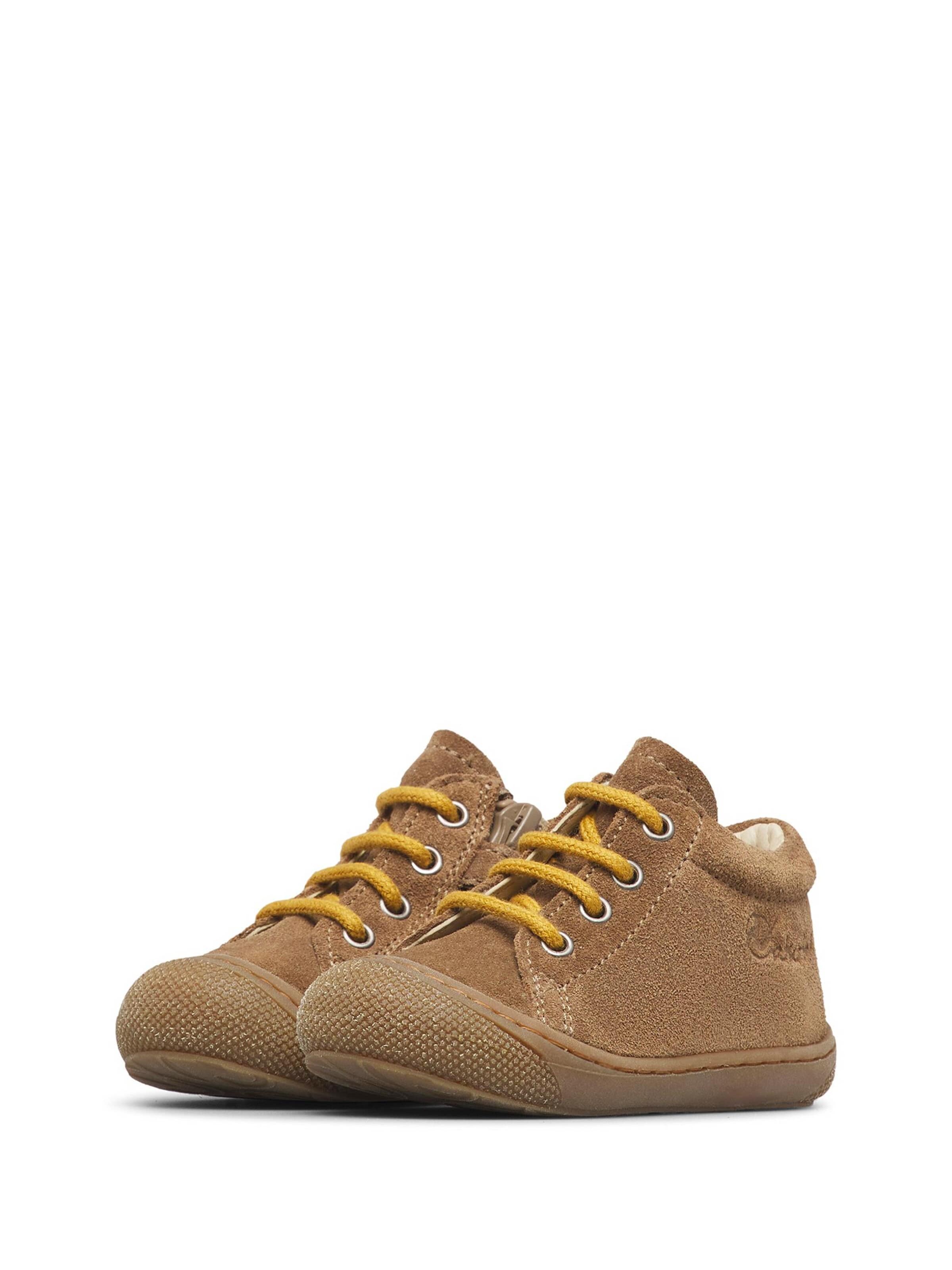 NATURINO Halbschuh 'COCOON ZIP'‌‌‌‌‌‌‌‌‌‌ in Braun