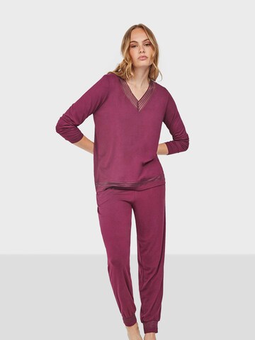 Gisela - Pijama 'Set' en lila