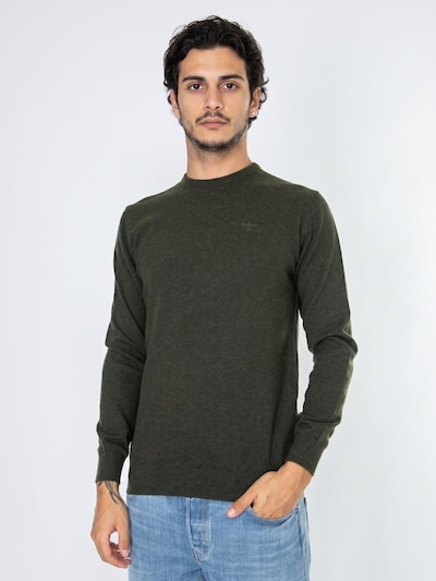Barbour Pull-over en S en vert, Vue avec produit