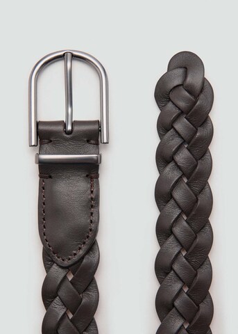 MANGO MAN Belt 'Trenza' in Brown