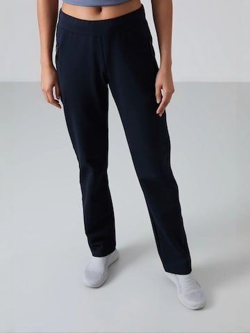 Regular Pantalon de sport Tommy Life en noir : devant