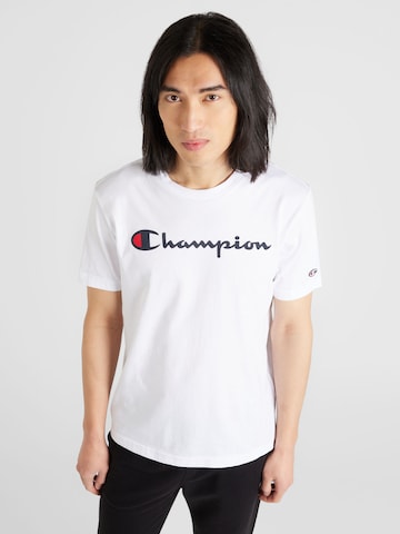 T-Shirt Champion Authentic Athletic Apparel en blanc : devant