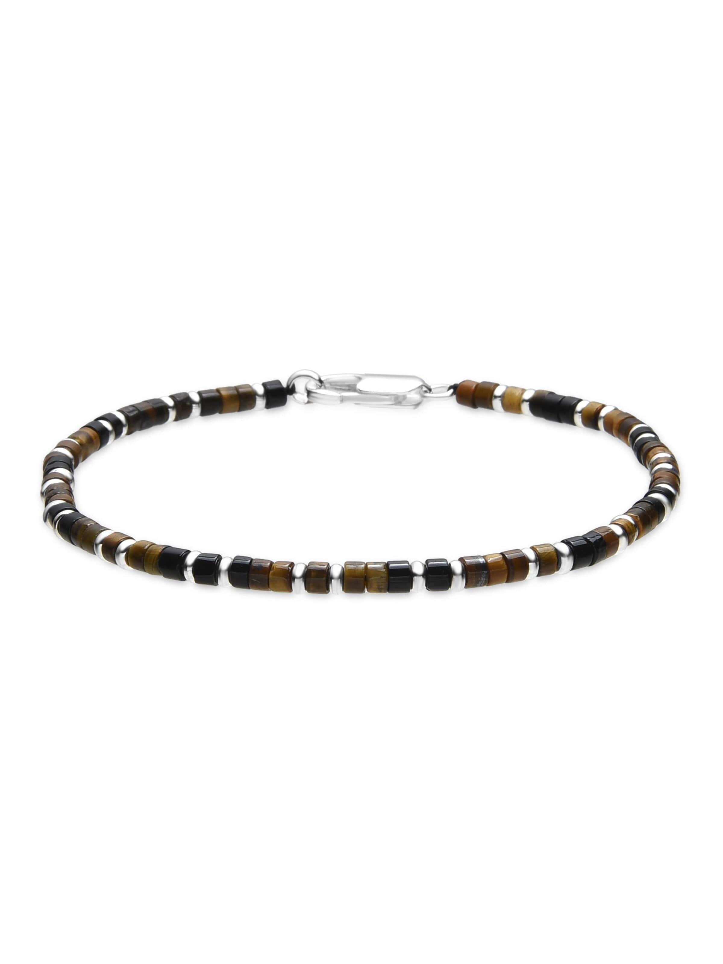 Bracelet 'Hayo' Luxenter en marron : devant