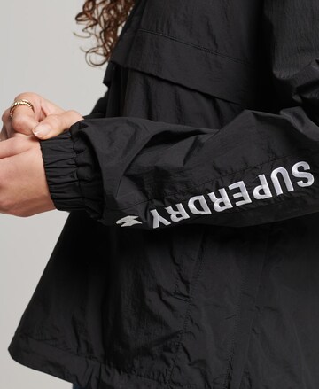 Superdry Sportjacke 'Code Essential' in Schwarz