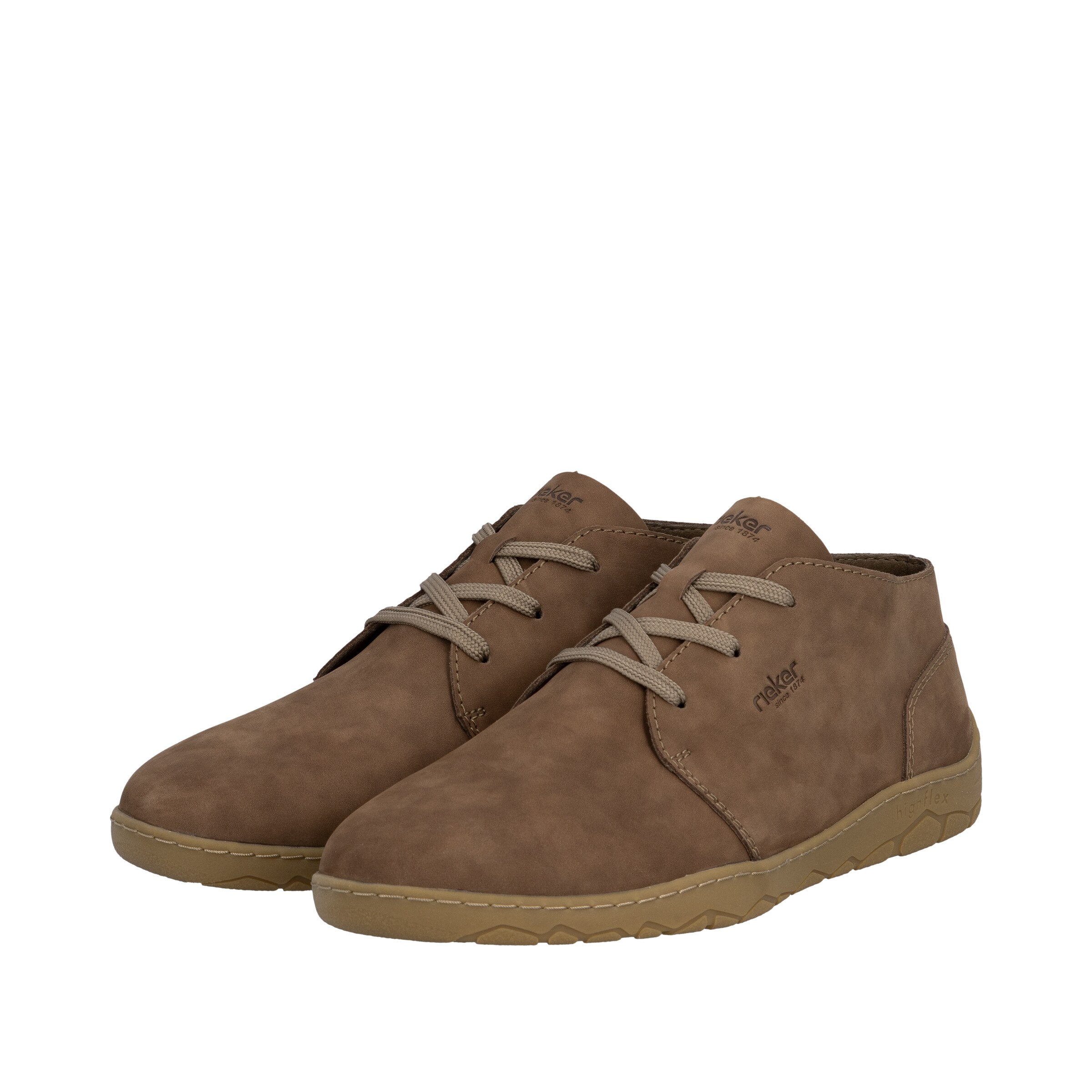 Bottes à lacets Rieker en marron