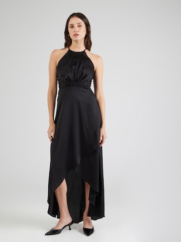 TFNC - Vestido de noche 'VICKIE' en negro: frente