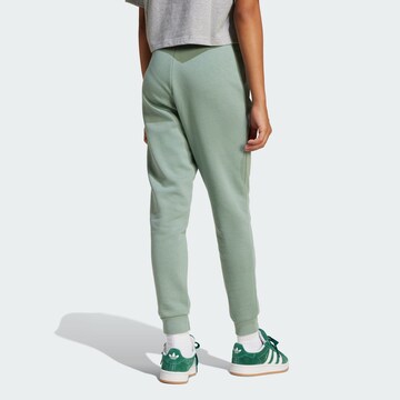 ADIDAS ORIGINALS Tapered Trousers 'Trefoil Essentials' in Green