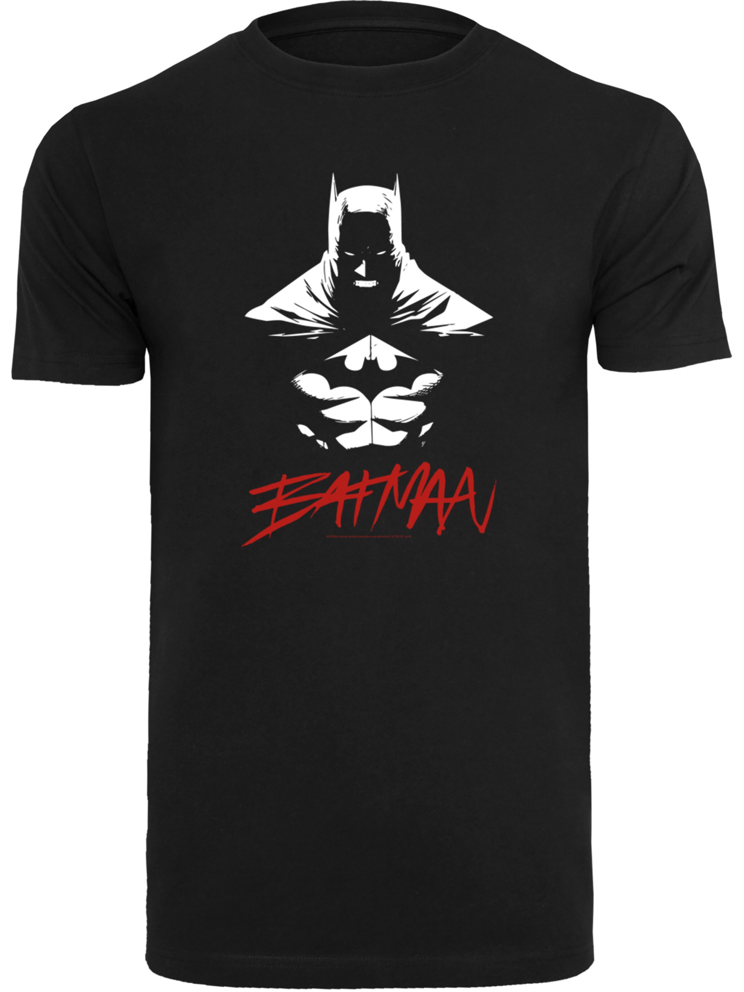 F4NT4STIC Shirt 'DC Comics Batman Shadows and Batman' in Black: front