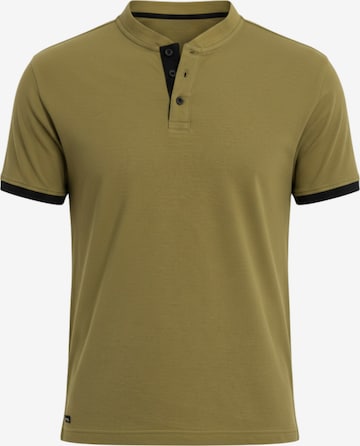Ombre Shirt in Green: front