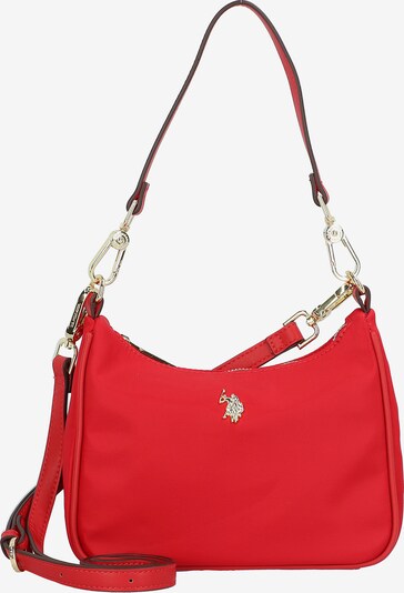 U.S. POLO ASSN. Sac bandoulière en or / rouge, Vue avec produit