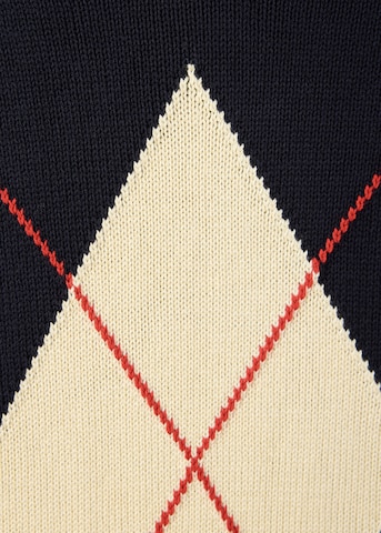 MANGO - Jersey 'PUZZLE' en azul