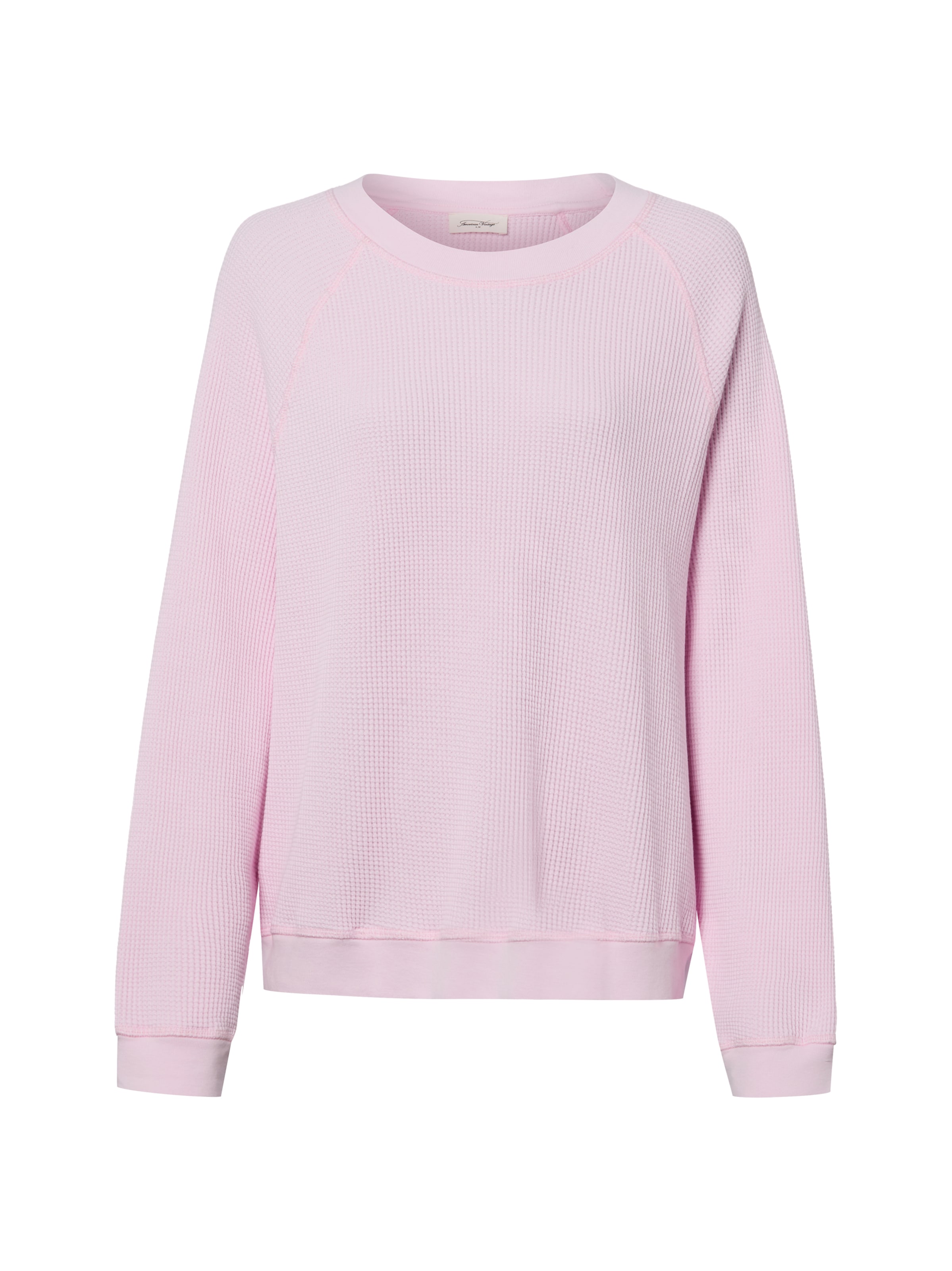 AMERICAN VINTAGE Sweatshirt ' Uscow ' in Roze: voorkant