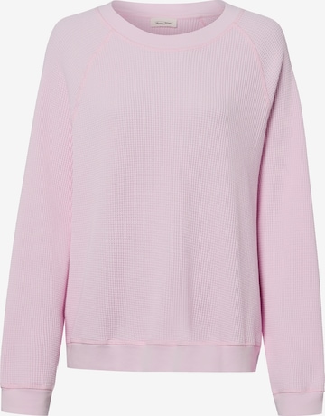 Sweat-shirt ' Uscow ' AMERICAN VINTAGE en rose : devant
