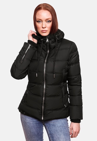 NAVAHOO Winter jacket 'Renesmee' in Black: front