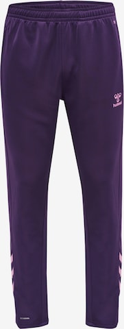Pantalon de sport Hummel en violet : devant