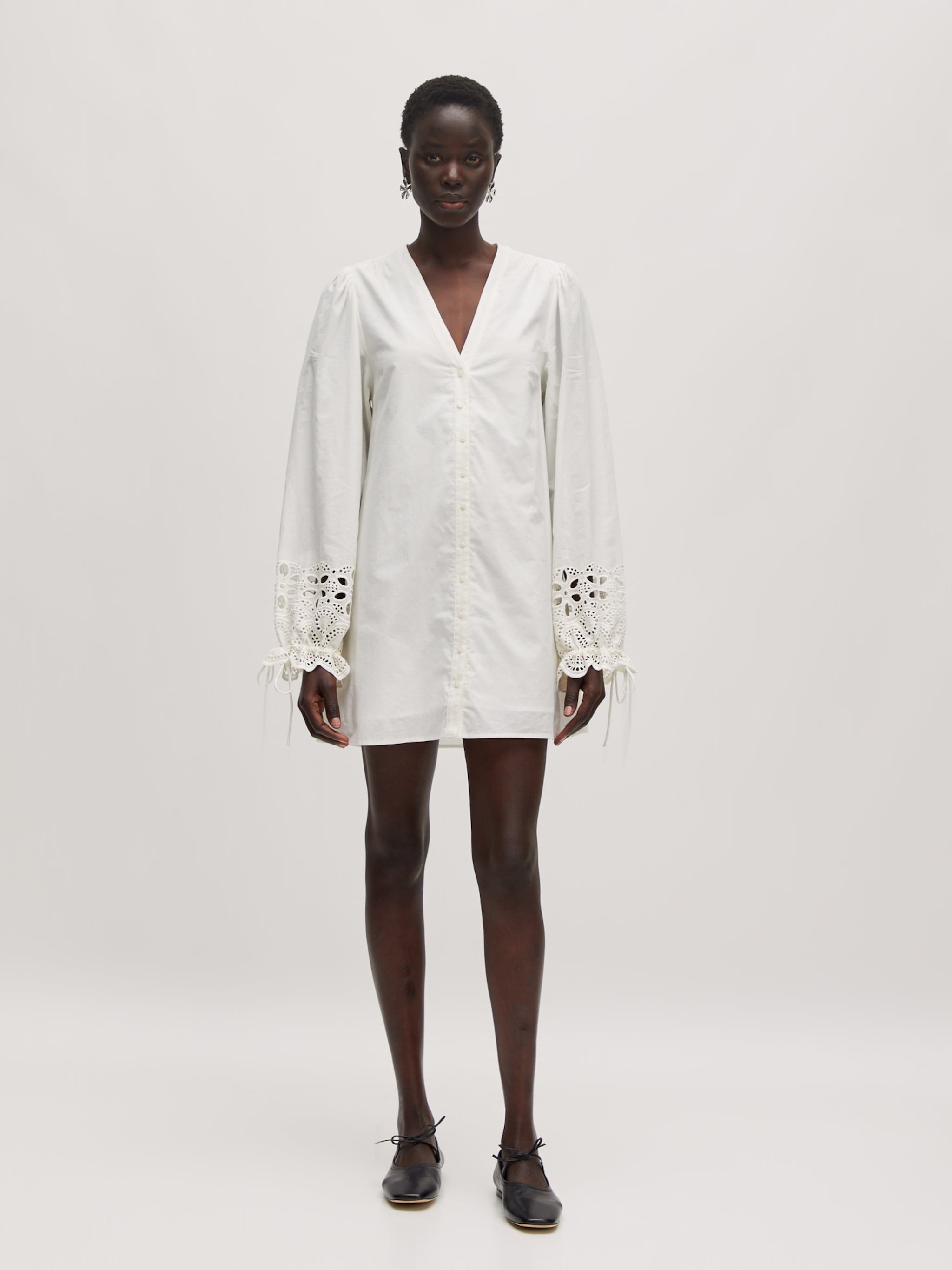 EDITED Producten Jurk 'Vivien' Wit