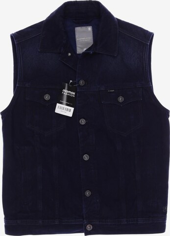 G-Star RAW Vest in XS in Blue: front