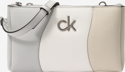 Calvin Klein Axelremsväska i beige / kräm / ljusgrå, Produktvy