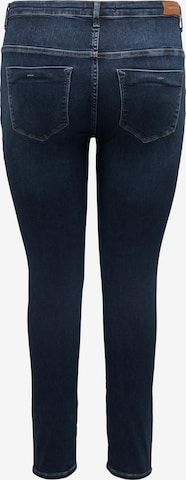 ONLY Carmakoma Slimfit Jeans 'Forever' i blå