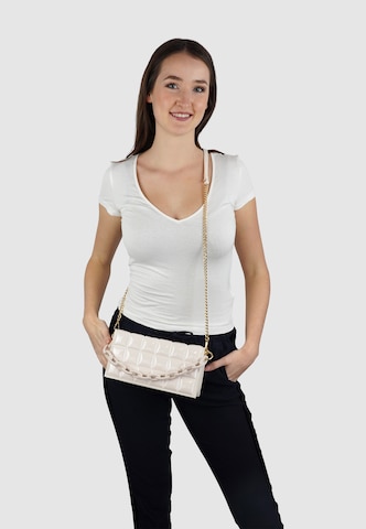 HARPA Shoulder Bag 'MILVA' in Beige: front