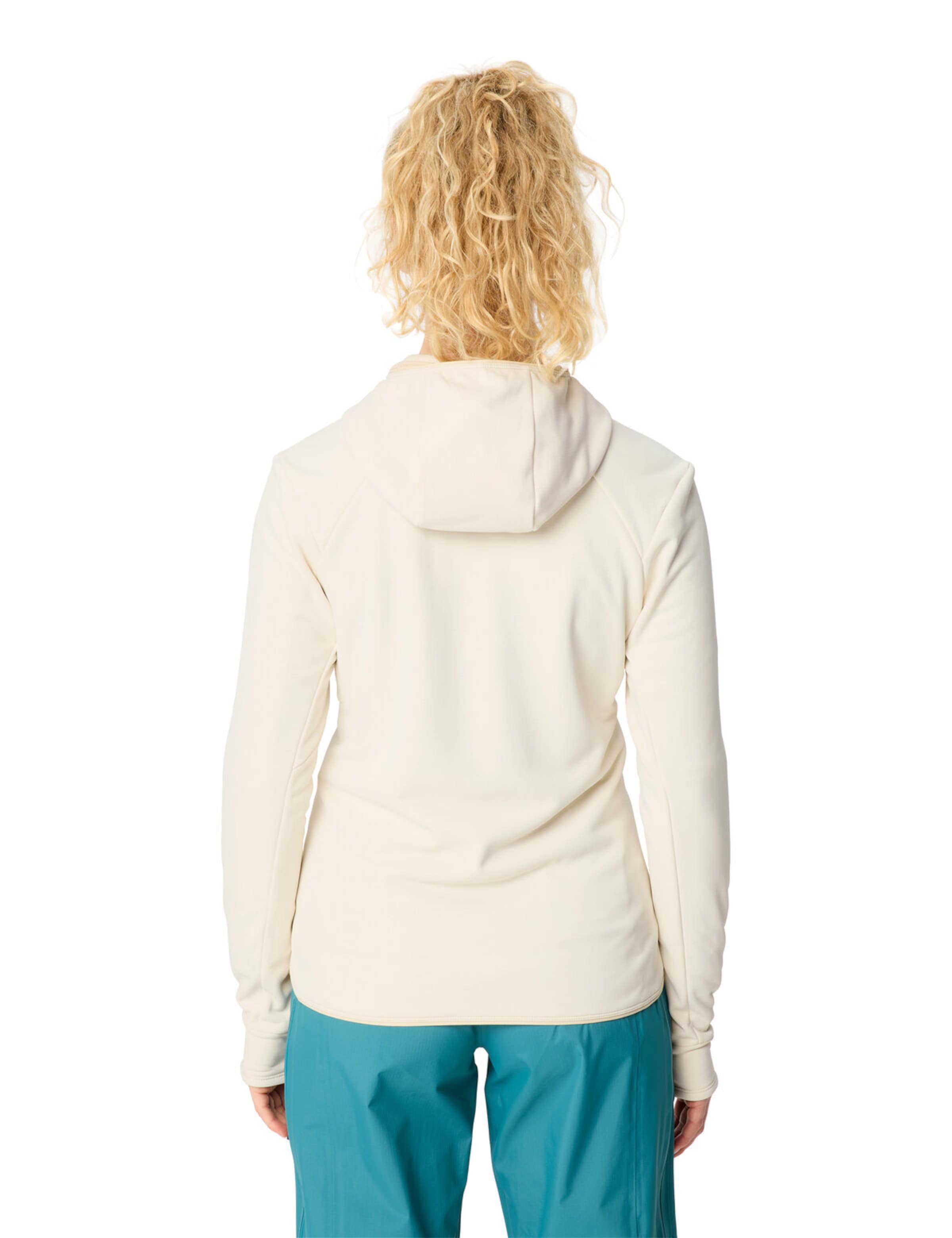 VAUDE Athletic fleece jacket 'Monviso III' in Beige