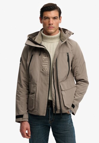 Superdry & Co Outdoor jacket in Beige: front