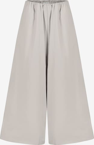 Sublevel Wide leg Broek in Grijs: voorkant