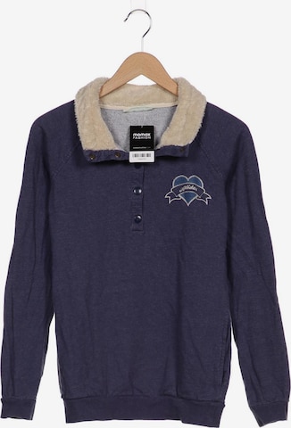 ADIDAS NEO Sweatshirt & Zip-Up Hoodie in S in Blue: front