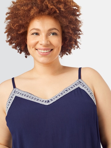 ABOUT YOU Curvy - Top 'Juliette' en azul