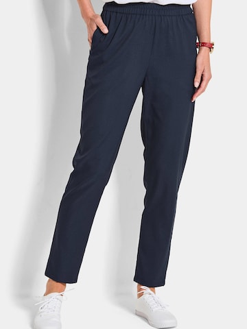 Goldner Slim fit Trousers in Blue: front