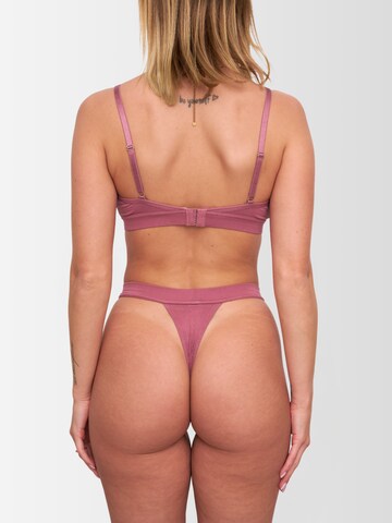 DOUVOS CONTOUR Bustier Sport-BH 'TRIANGEL' in Pink