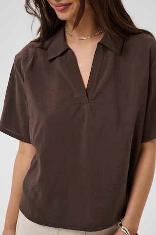 Kaffe - Blusa 'Odeth' en marrón
