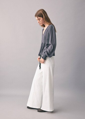 MANGO TEEN Bluse 'Becca' in Grau