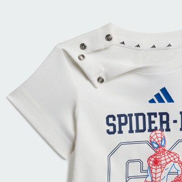 ADIDAS SPORTSWEAR Tracksuit 'Marvel Spider-Man' in White