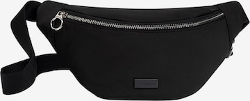 Pull&Bear Fanny Pack in Black: front