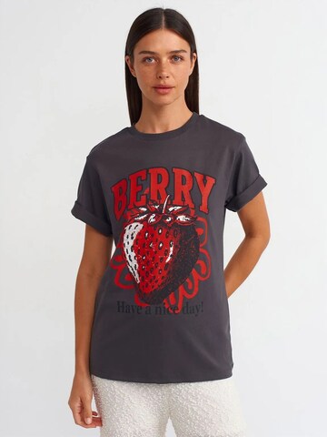 Dilvin - Camisa em cinzento: frente