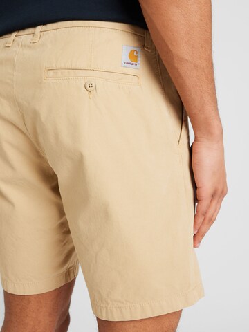 Carhartt WIP Normální Chino kalhoty 'John' – hnědá