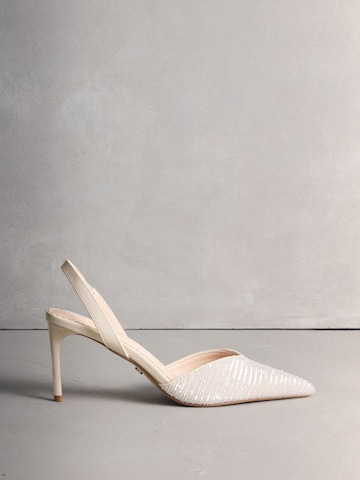 Next Лодочки с открытой пяткой 'Forever Comfort' в Белый