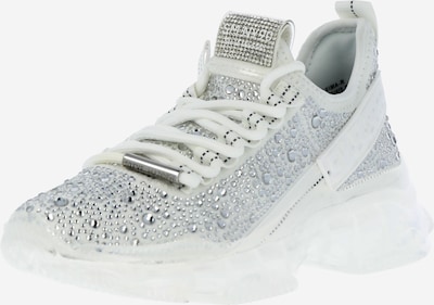 STEVE MADDEN Sneaker low 'Maxima-R' i sølv / hvid, Produktvisning