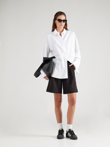 Monki Bluza | bela barva