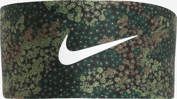 NIKE Athletic Headband in Green: front